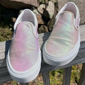 Vans iridescent glitter